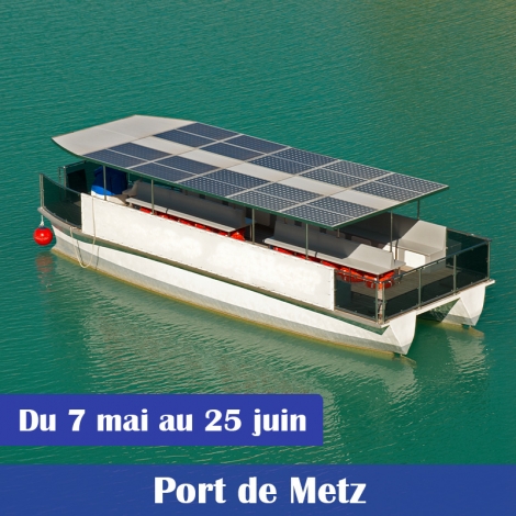 PIQUE NIQUE DECOUVERTE DE METZ EN BATEAU SOLAIRE